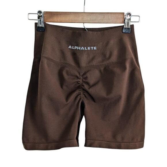 Alphalete Amplify Shorts Brown, Women's Size M - Picture 1 of 5